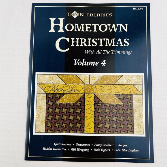 Thimbleberries Hometown Christmas With All The Trimmings Volume 4 Paperback‎ - Picture 1 of 3